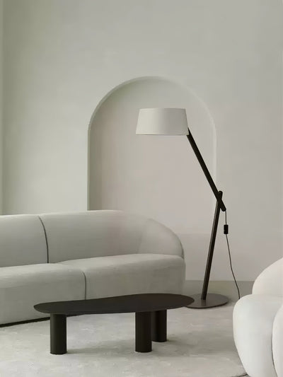 Cethar Scandinavian Fabric Floor Lamp