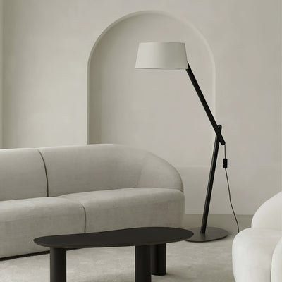 Cethar Scandinavian Fabric Floor Lamp