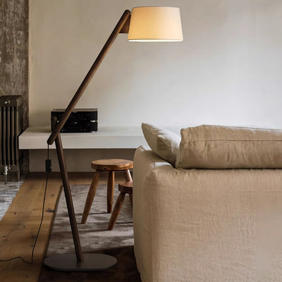 Cethar Scandinavian Fabric Floor Lamp