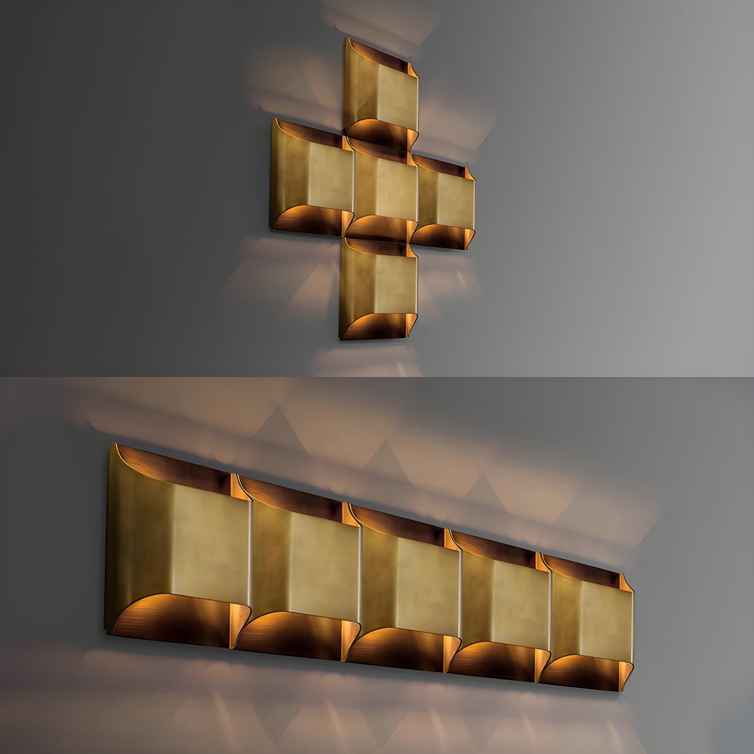 Hardy Nordic Art Brass Wall Lamp