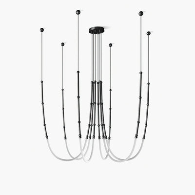 Rio Chandelier Leda LED Flexible Modern Sculptural