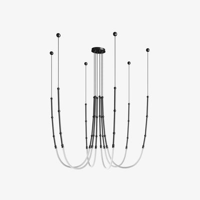 Rio Chandelier Leda LED Flexible Modern Sculptural