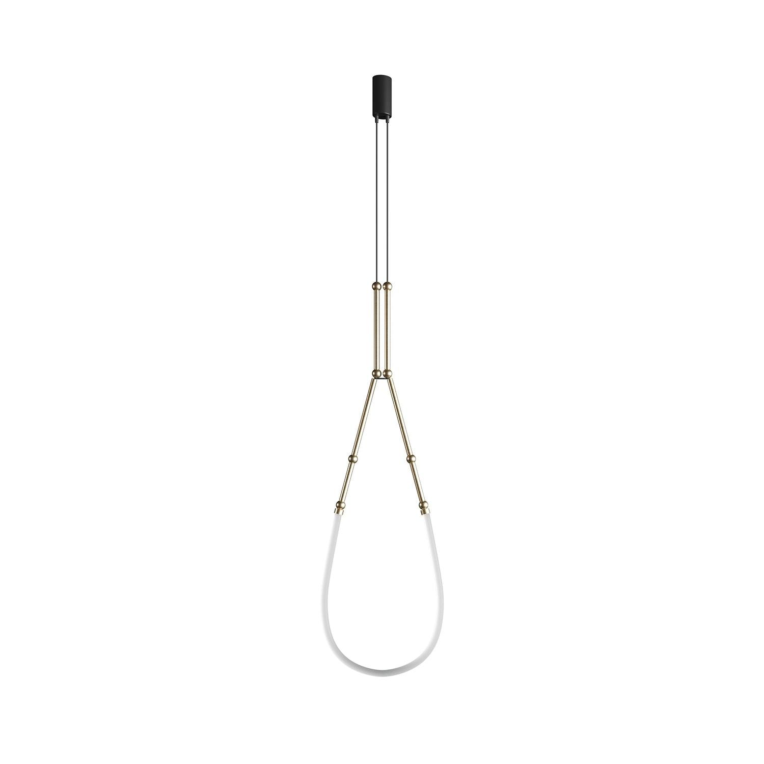 Rio Chandelier Leda LED Flexible Modern Sculptural