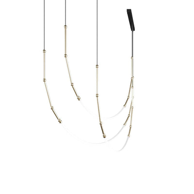 Rio Chandelier Leda LED Flexible Modern Sculptural