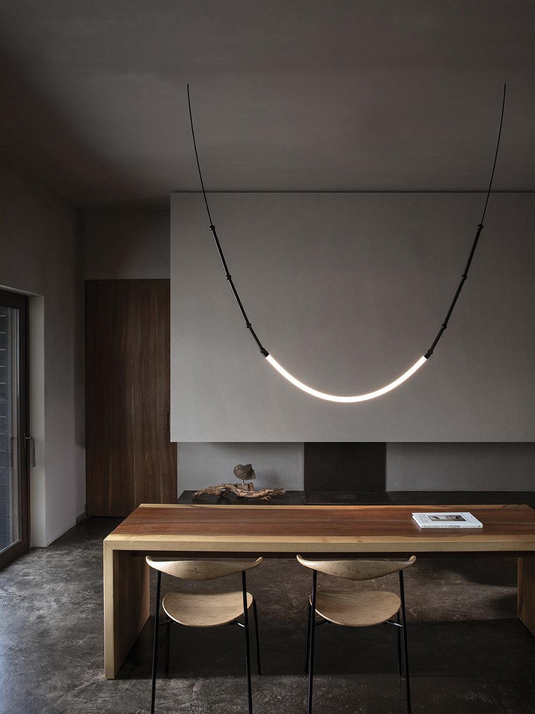 Rio Chandelier Leda LED Flexible Modern Sculptural