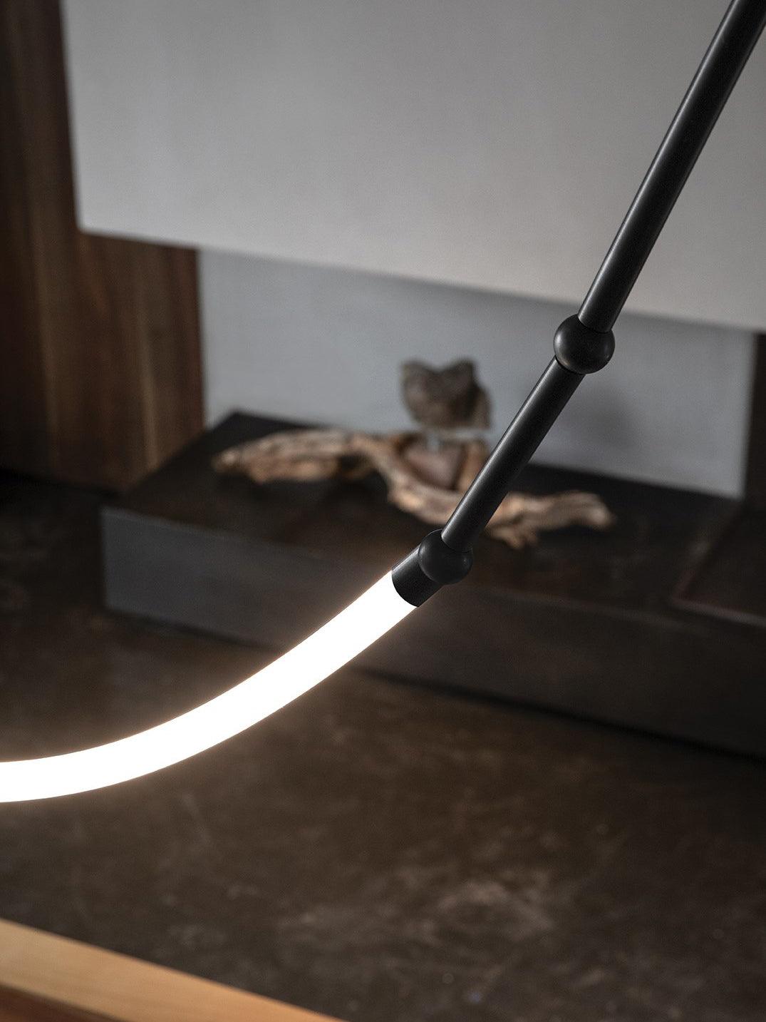 Rio Chandelier Leda LED Flexible Modern Sculptural