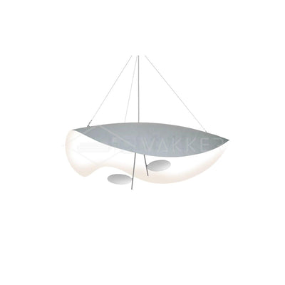 Aurisina Pendant Lamp Black Gold Curved Shade