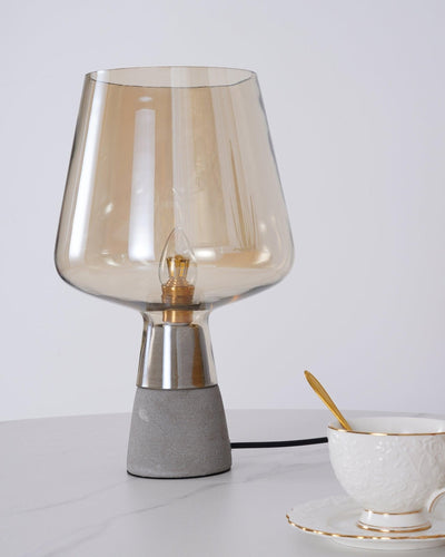 Elairella Minimalist Cement Table Lamp