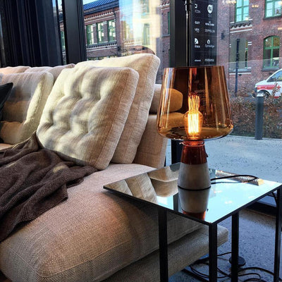 Elairella Minimalist Cement Table Lamp