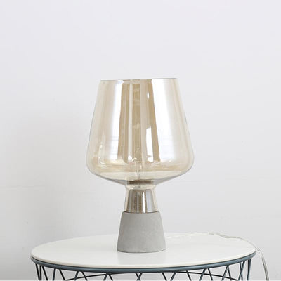 Elairella Minimalist Cement Table Lamp