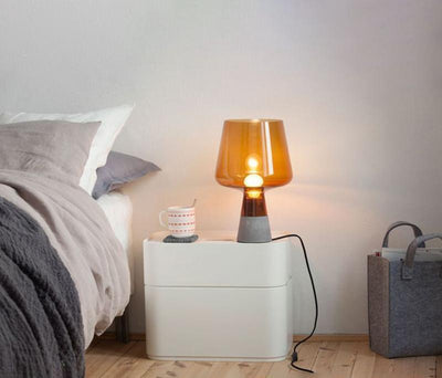 Elairella Minimalist Cement Table Lamp