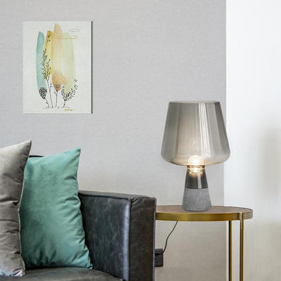 Elairella Minimalist Cement Table Lamp