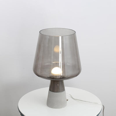 Elairella Minimalist Cement Table Lamp