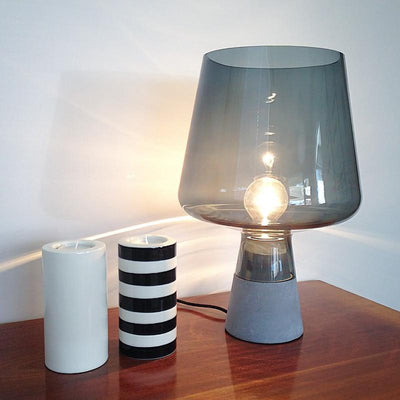 Elairella Minimalist Cement Table Lamp