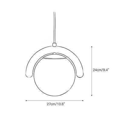 Briarfield Linear Ball Pendant Light