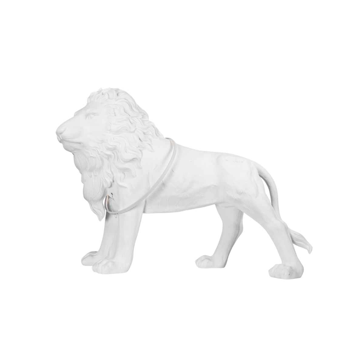 Brynis Lion Sculpture Floor Lamp