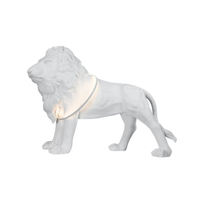 Brynis Lion Sculpture Floor Lamp