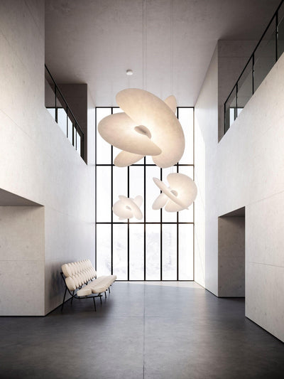Whirl Modern Fabric Pendant Lamp