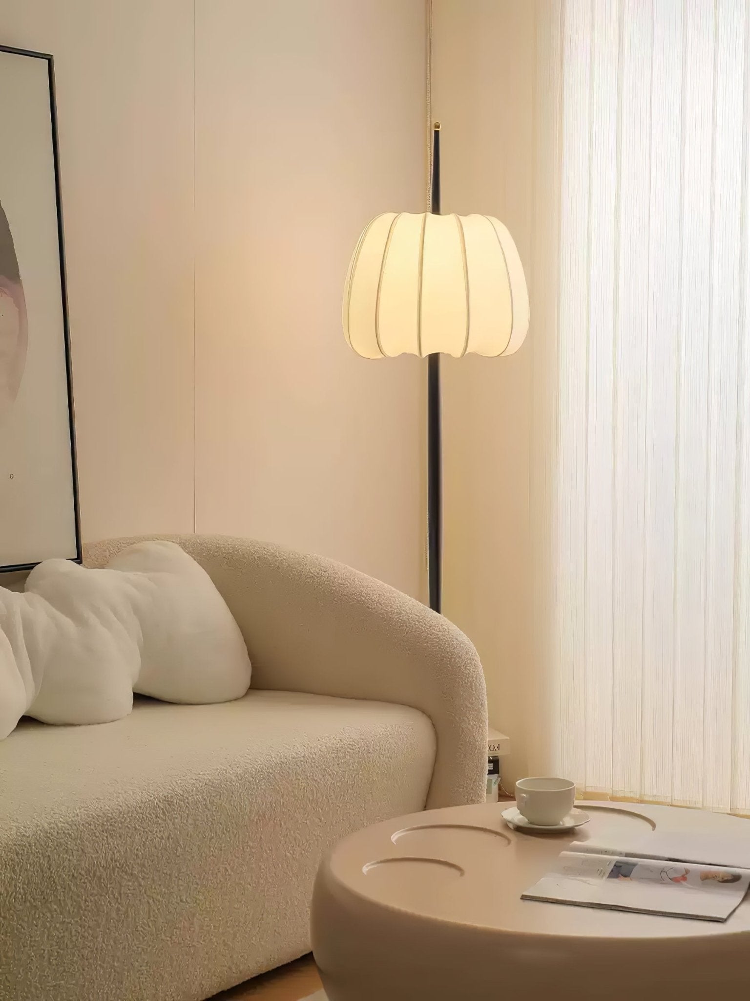 Pick Minimalist Fabric Floor Lamp