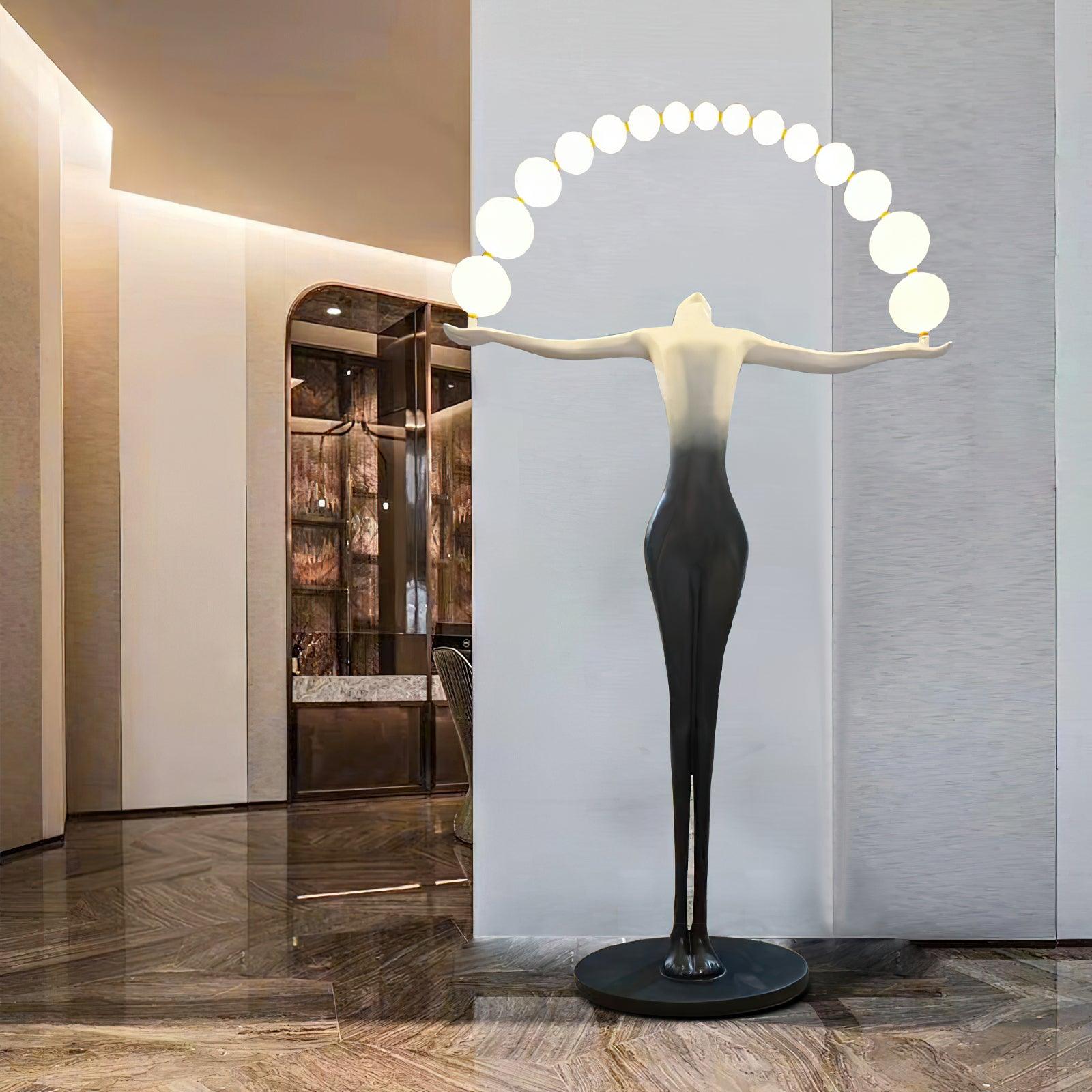 Luminara Gradient Sculptural Floor Lamp