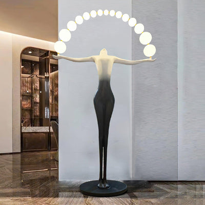 Luminara Gradient Sculptural Floor Lamp