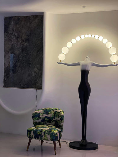 Luminara Gradient Sculptural Floor Lamp