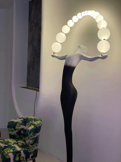 Luminara Gradient Sculptural Floor Lamp