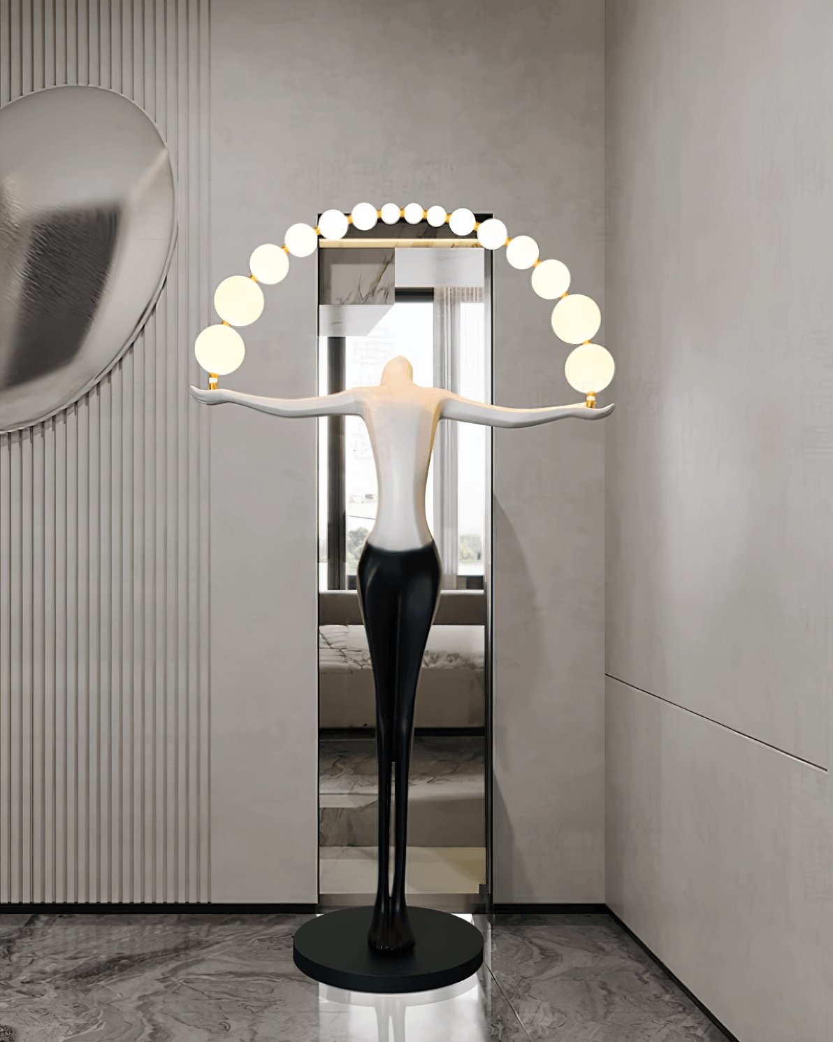 Luminara Gradient Sculptural Floor Lamp