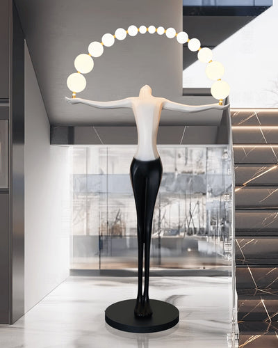 Luminara Gradient Sculptural Floor Lamp