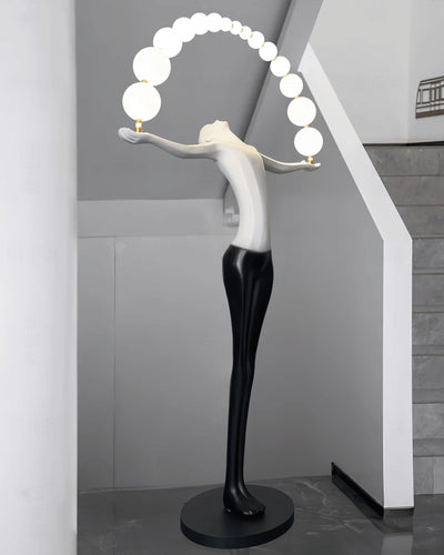 Luminara Gradient Sculptural Floor Lamp