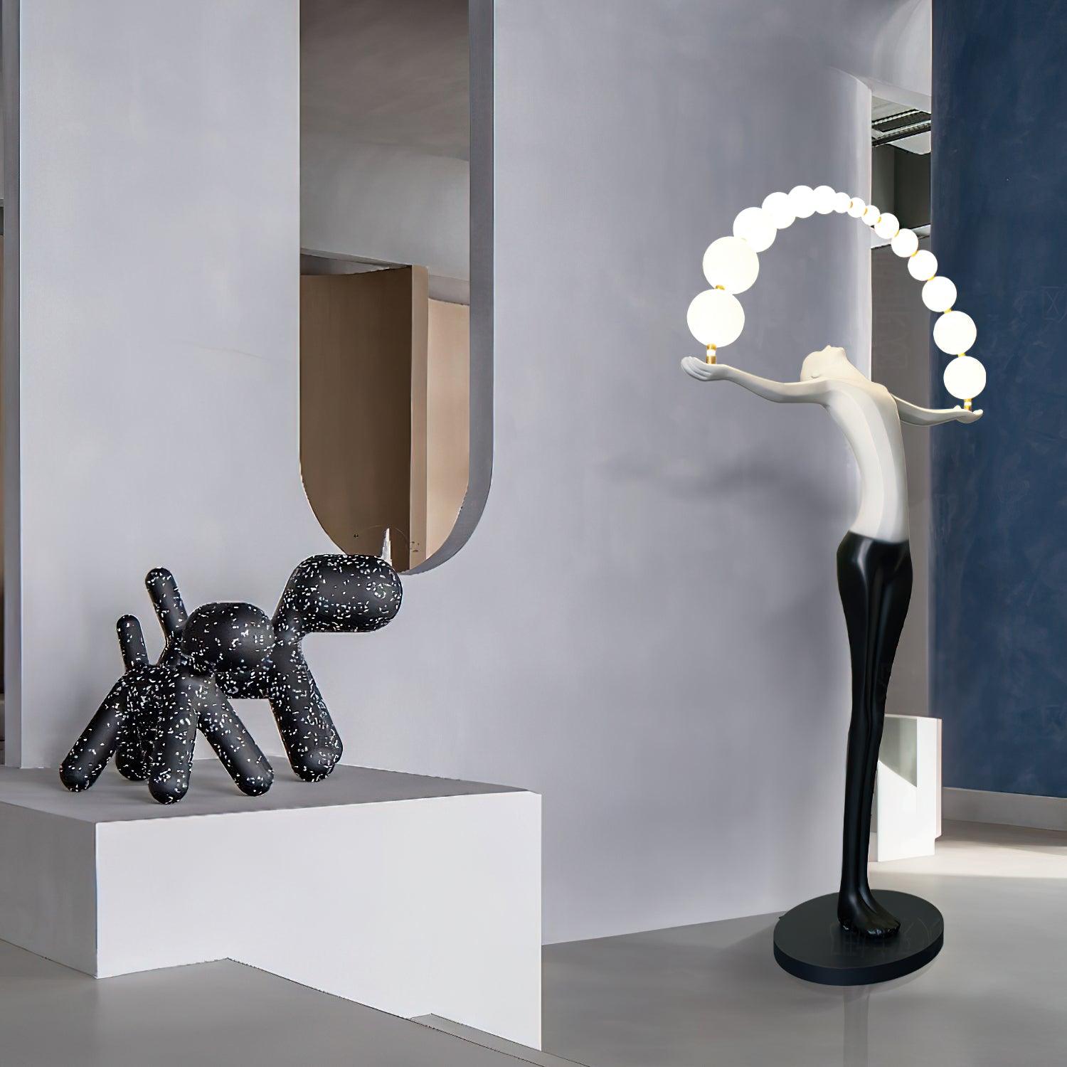 Luminara Gradient Sculptural Floor Lamp