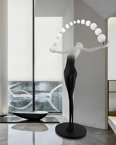 Luminara Gradient Sculptural Floor Lamp