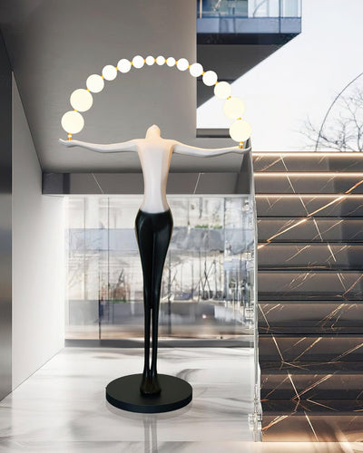 Luminara Gradient Sculptural Floor Lamp
