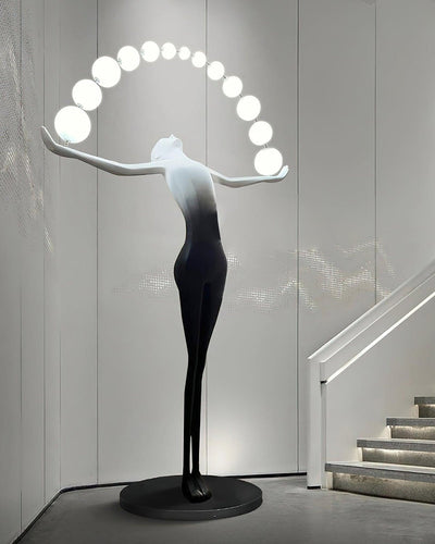 Luminara Gradient Sculptural Floor Lamp