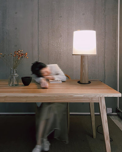 Jennifer Modern Wood Table Lamp