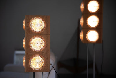 Avraearae Modular Wood Floor Lamp