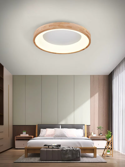 Uphae Modern Minimalist Square Wood Ceiling Light