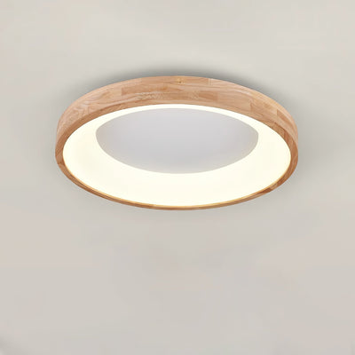Uphae Modern Minimalist Square Wood Ceiling Light