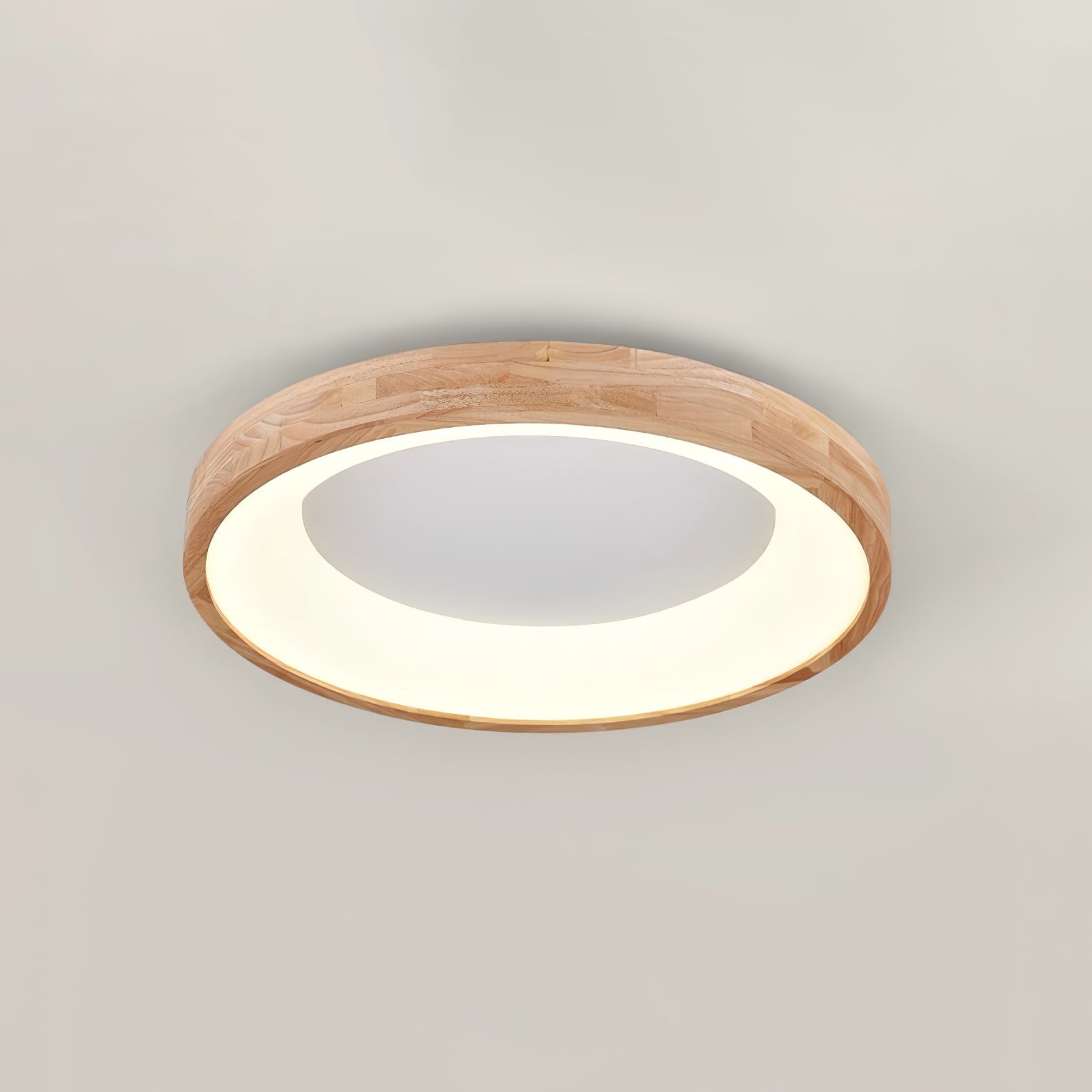 Uphae Modern Minimalist Square Wood Ceiling Light