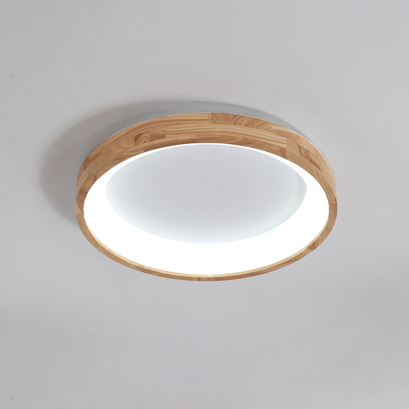 Uphae Modern Minimalist Square Wood Ceiling Light