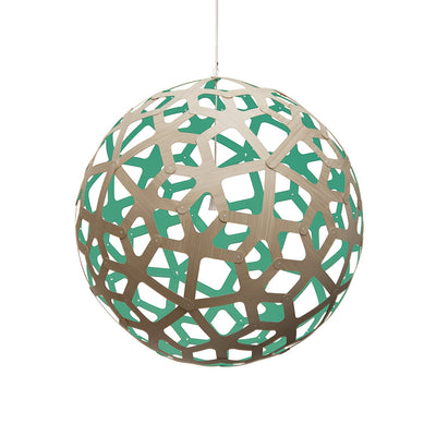 Rininia Pendant Light Geometric Wooden Woven