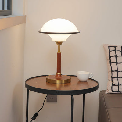 Solstic Wood Mid-Century Table Lamp