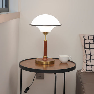 Solstic Wood Mid-Century Table Lamp