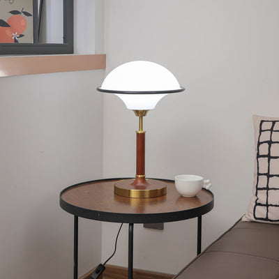 Solstic Wood Mid-Century Table Lamp