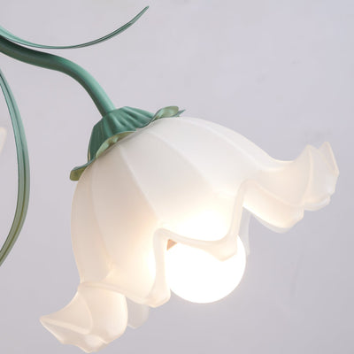 Evren Chandelier Flower with Petals and Leaves