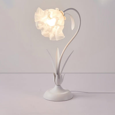 Zorien Acrylic Floral Table Lamp