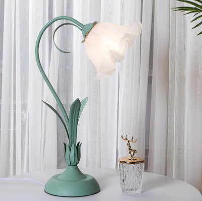 Zorien Acrylic Floral Table Lamp