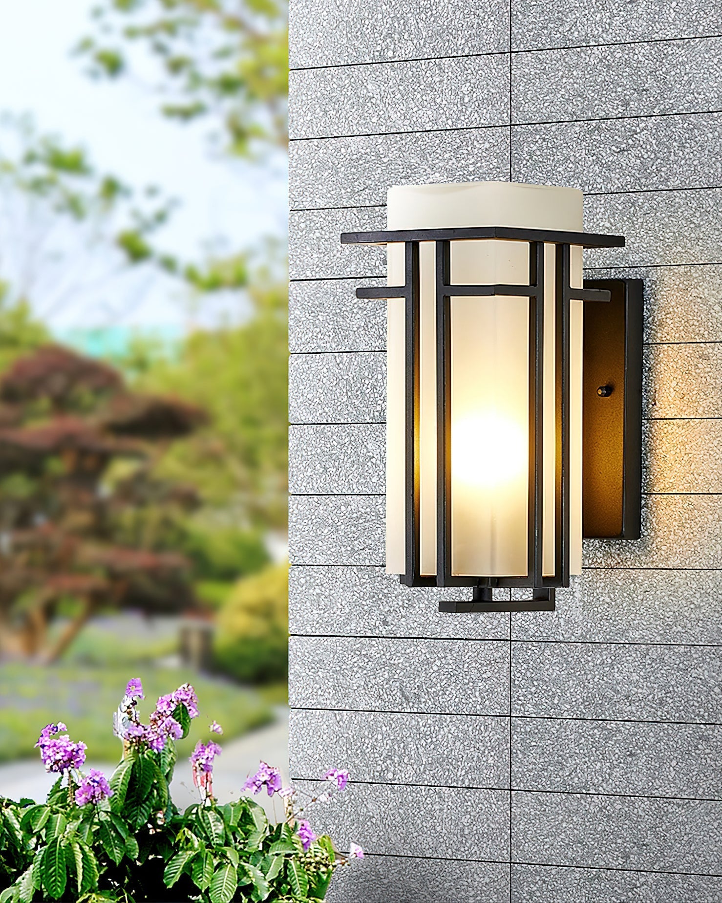 Wilen Outdoor Wall Lamp Iron Lantern Retro