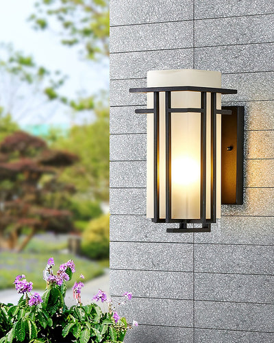 Wilen Outdoor Wall Lamp Iron Lantern Retro