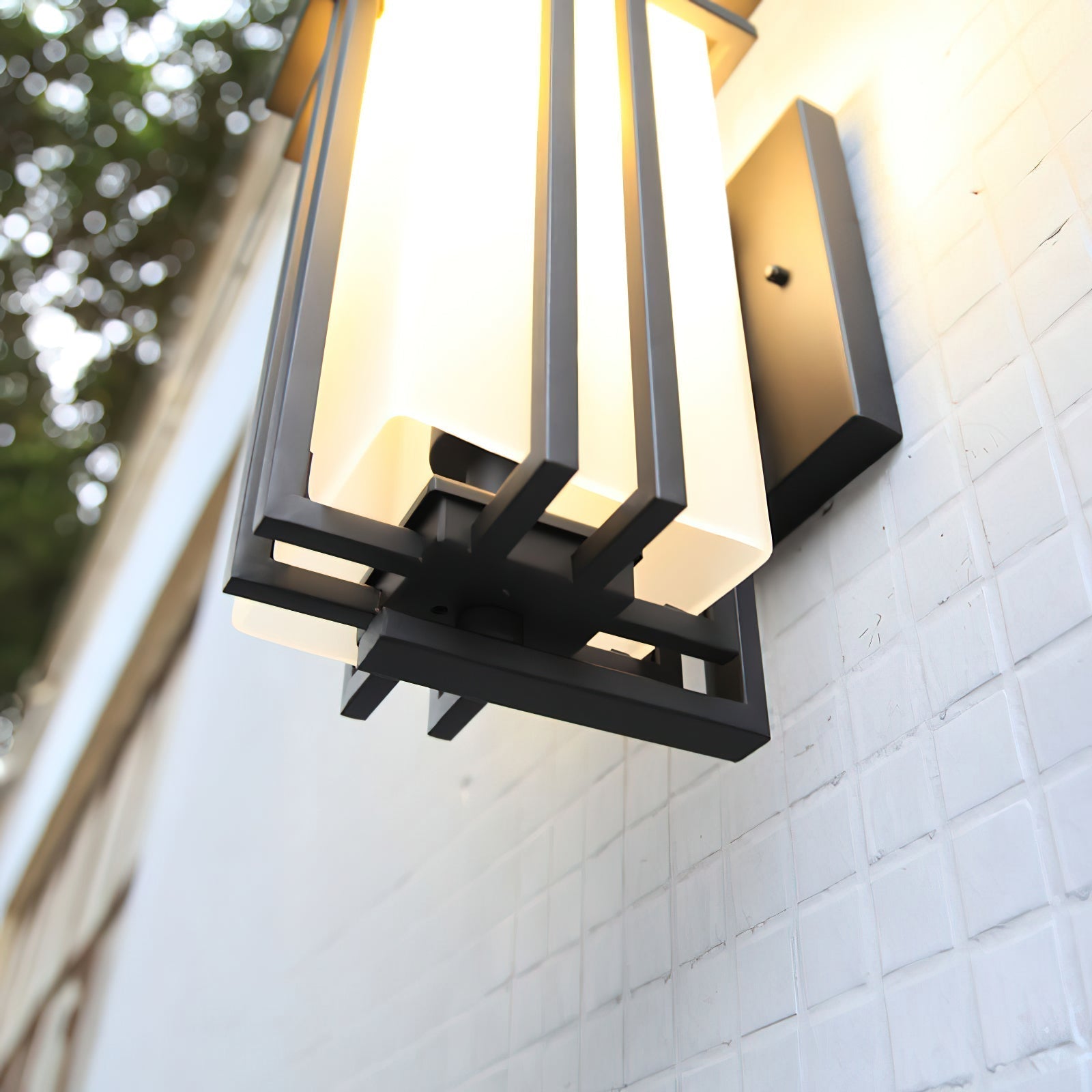 Wilen Outdoor Wall Lamp Iron Lantern Retro